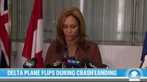 Delta Plane Flips Upside Down During Crash Landing In Toronto