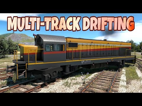 Loco Test | MULTI-TRACK Drifting trains in Derail Valley