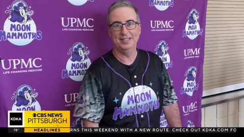 Erie Seawolves debut as Moon Mammoths after winning contest on "Last Week Tonight"