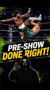 Trick Williams vs Laredo Kid SAVED WWE Pre-Shows! 🔥#trickwilliams #wweshorts #shorts