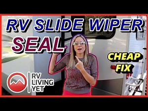 RV Slide Seals Cheap fix | RV Slide Out Wiper Seal not Flipping | RV Slide Wiper Seal Repair |