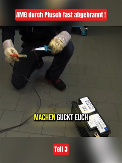 AMG Brandgefahr durch mangelhafte Kabelverlegung! Teil 3