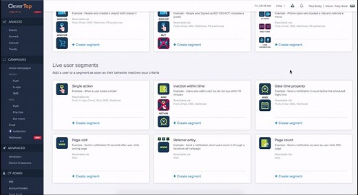 Paul Brody, Chief Product Officer for CleverTap, provides a platform overview and Developer tutorial on how Product Managers can use the power of data to increase user retention with CleverTap's Behavioral Segments, Push Notifications, and In-App Messaging for IOS & Android devices. | CleverTap | Facebook