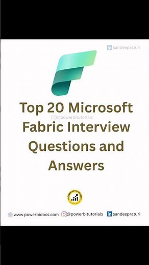 Microsoft Fabric Interview Questions: Top 20 with Detailed Answers