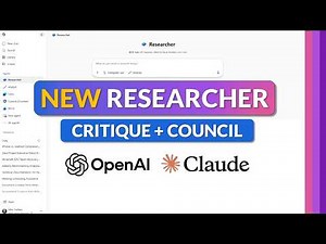 NEW Microsoft 365 Copilot Researcher Tutorial (Critique + Council)