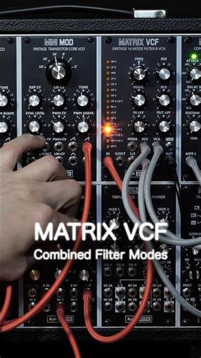 MATRIX VCF - Combined Filter Modes Sound Example #eurorack