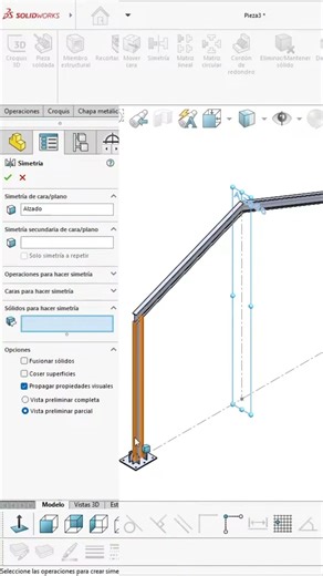 🔧✨ THE SYMMETRY TRICK THAT CHANGES THE GAME IN SOLIDWORKS ✨