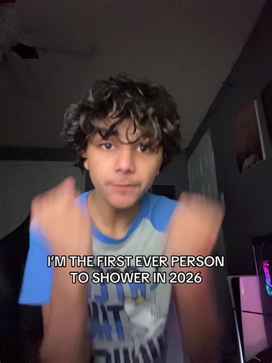 I’m the first person to shower in 2026 #2026 #fyp #viral | shower