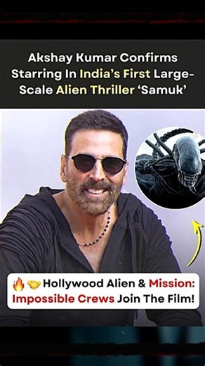 Akshay Kumar’s insane new alien movie #shorts #bollywood #scifi