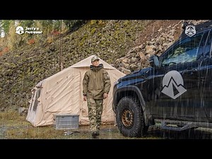 雨天露营 · 野外废弃采石场 · 无对白ASMR沉浸体验 Rainy Day Camping ASMR