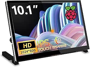 Amazon.com: WIMAXIT 10.1" Raspberry Pi Touch Screen Portable Monitor, 1024X600 IPS Mini Small HDMI Display for Raspberry Pi 5 4 3 2 Zero B+ Model B Xbox PS4 iOS Windows 7/8/10, No Driver Required : Electronics