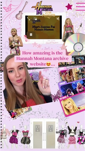 Exploring the Hannah Montana Archive Website