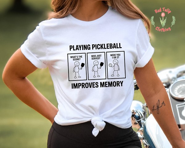 Funny Pickleball Improves Memory Shirt: Pickleball Player Gift, Playing Lover - Etsy