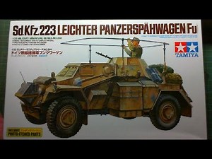 TAMIYA 1/35 Sd.Kfz.223 LEICHTER PANZERSPAHWAGEN (Fu) BUILD UPDATE #1