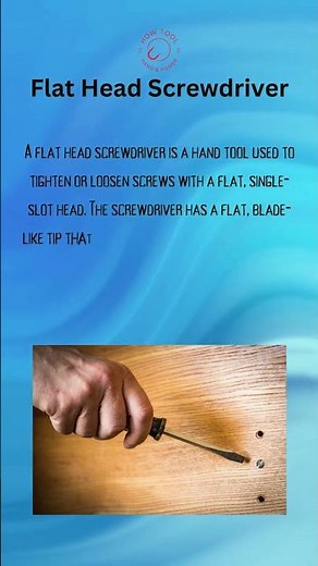 Flat Head Screwdriver