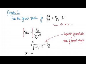 Solving First Order Differential Equations - Part 2