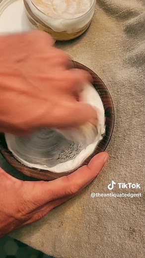 random lather video #theantiquatedgent #asmr #fyp #shavetiktok #howidothings