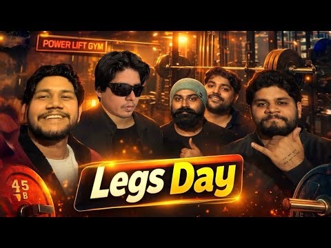 Leg day grind with the gym bros 🦵🔥 #relatableroshan