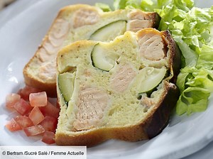 Cake au saumon et courgettes facile : Découvrez toutes les recettes de Femme Actuelle