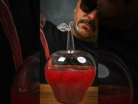 🍒 ASMR Cherry Juice | Relaxing Pouring & Drinking Sounds