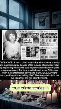 The Chop-Chop Lady Case That Shocked the Philippines | True Crime Files ep.1
