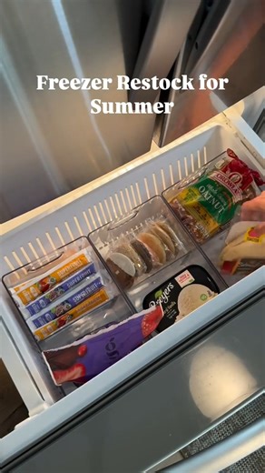 Nothing’s cooler than a well-organized freezer! 🧊💙 Turn your freezer into a space you actually want to open with kitchen organizers from #TheContainerStore: http://container.store/45lsXNr The Container Store Organizer @auburnskyhome’s #ProTip: Use clear bins to see items and keep track of your inventory easily. | The Container Store