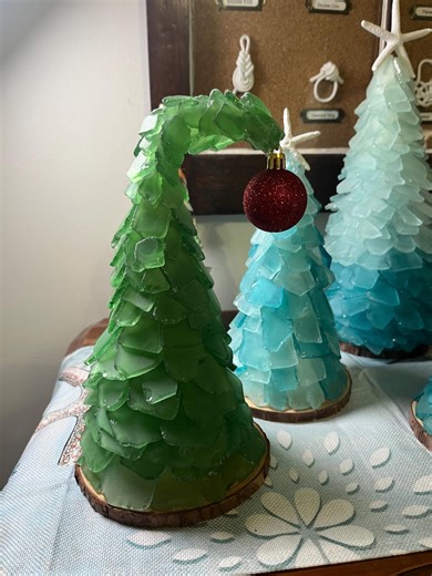 Sea Glass Tree ‘mr Grinch’ - Etsy Australia