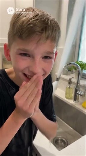 Here Is Me in a Sora Video About a Sink Faucet Exploding in my Face!