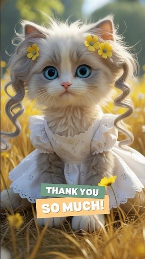 💖 This Kitten’s Sweetest Thank You Will Melt Your Heart!