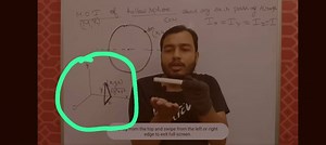 M.O.I. of hollow sphereabout any axis passing thrace Ix​=Iy​=I... | Filo