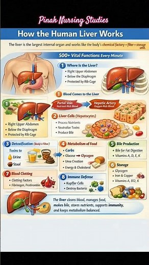 How does the human liver work?