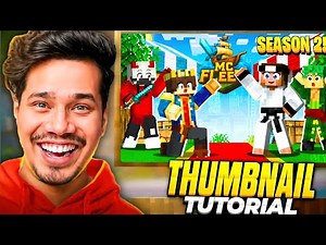 Make Minecraft Thumbnails Like ‪@GamerFleet‬ In Mobile 🔥