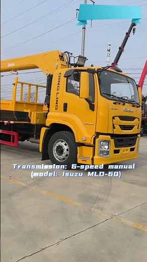 🏗️ POWER MEETS PRECISION: FTR Truck Mounted Crane in Action! (8,000kg Lifting Capacity)​​#IsuzuPower