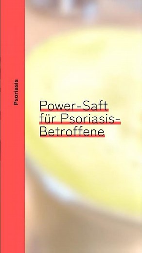 Schuppenflechte und Ernährung: Saftrezept