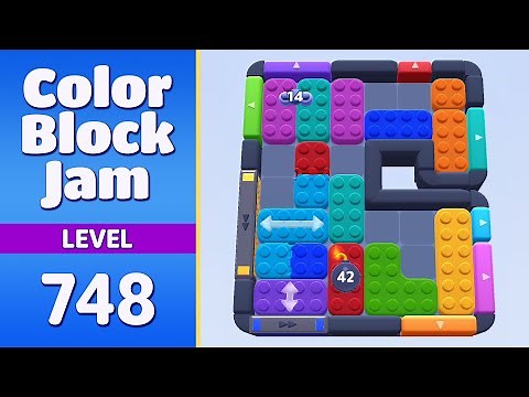 Color Block Jam Level 748 | Every Puzzle Solved! 🎯
