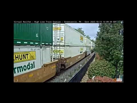 NS Leading Tennessee Alabama and Georgia Intermodal Train in Greencastle, PA @VirtualRailfan