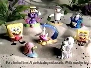 Burger King Kids Meal Commercial - SpongeBob SquarePants Toys (2003)