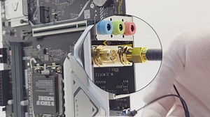External WiFi 6 6E Tri-Band Antenna 6GHz 5.8GHz 2.4GHz Magnetic Base Antenna with RP-SMA Connector for PC Desktop Computer Asus Rog Strix Gigabyte Aorus Gaming WiFi Motherboard Card, Slinkdsco