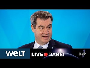 CORONAVIRUS IN DEUTSCHLAND: Söder Statement - Bayern will Katastrophenfall ausrufen