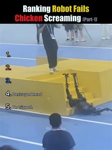 Ranking Robot Fails Chicken Screaming
