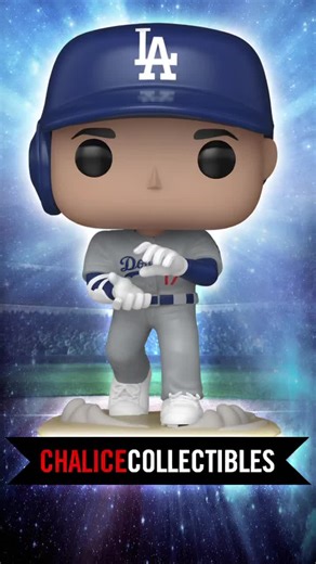 Finally, a Shohei that doesn’t cost $700 million 💸⚾️ The Chalice Collectives Exclusive Shohei Ohtani Funko Pop! is the ultimate addition to your lineup. He hits, he pitches, and now, he looks great on your shelf. #chalicecollectibles #funkopop #dragonballz #shoheiohtani #dodgers