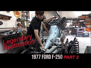 Legendary 1977 Ford F250 Part 2 | Restoration is in full swing!