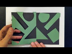 Symmetrical Shapes - Abstract Cut Paper Project