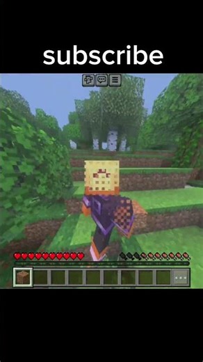 run until you find floating blocks #minecraft