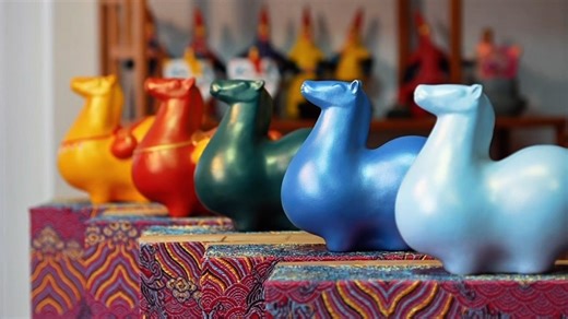 跟着非遗游天津丨来自“千年古镇”独流的五色幸福马