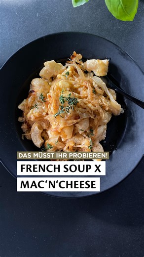 1.1K reactions · 147 shares | Das ist wirklich das perfekte Wohlfühl-Gericht für kalte Tage: eine Fusion aus französischer Zwiebelsuppe und Mac'n'Cheese! 襤 Mit wem würdet ihr euch die Pasta gönnen? | Old Amsterdam Käse | Facebook