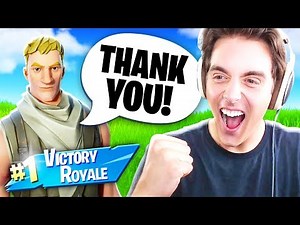 HELPING MY FANS WIN IN FORTNITE
