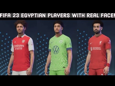 FIFA 23 | All Egyptian players with real face!! 🇪🇬