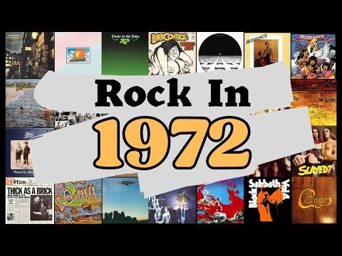 Rock in 1972. Best albums / Greatest hits / Summary