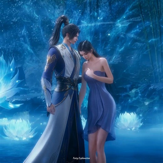 Ling Xi help Mu Chen in Cultivation 😍✨~ The Great Ruler S2 [4K]